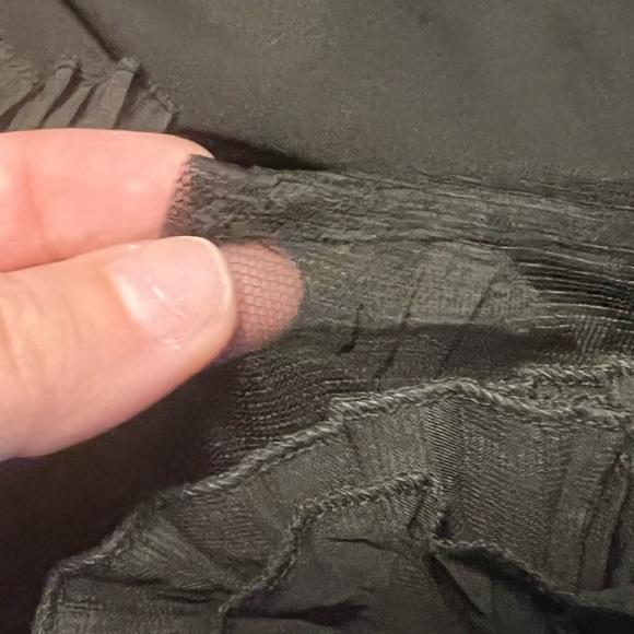 Gracia Black Long Sleeve Cocktail Dress Size Large - Picture 3 of 4